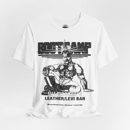 Boot Camp Saloon (Milwaukee Leather and Levi Bar/1984-2011/Early 90's Logo with Vintage Effect)