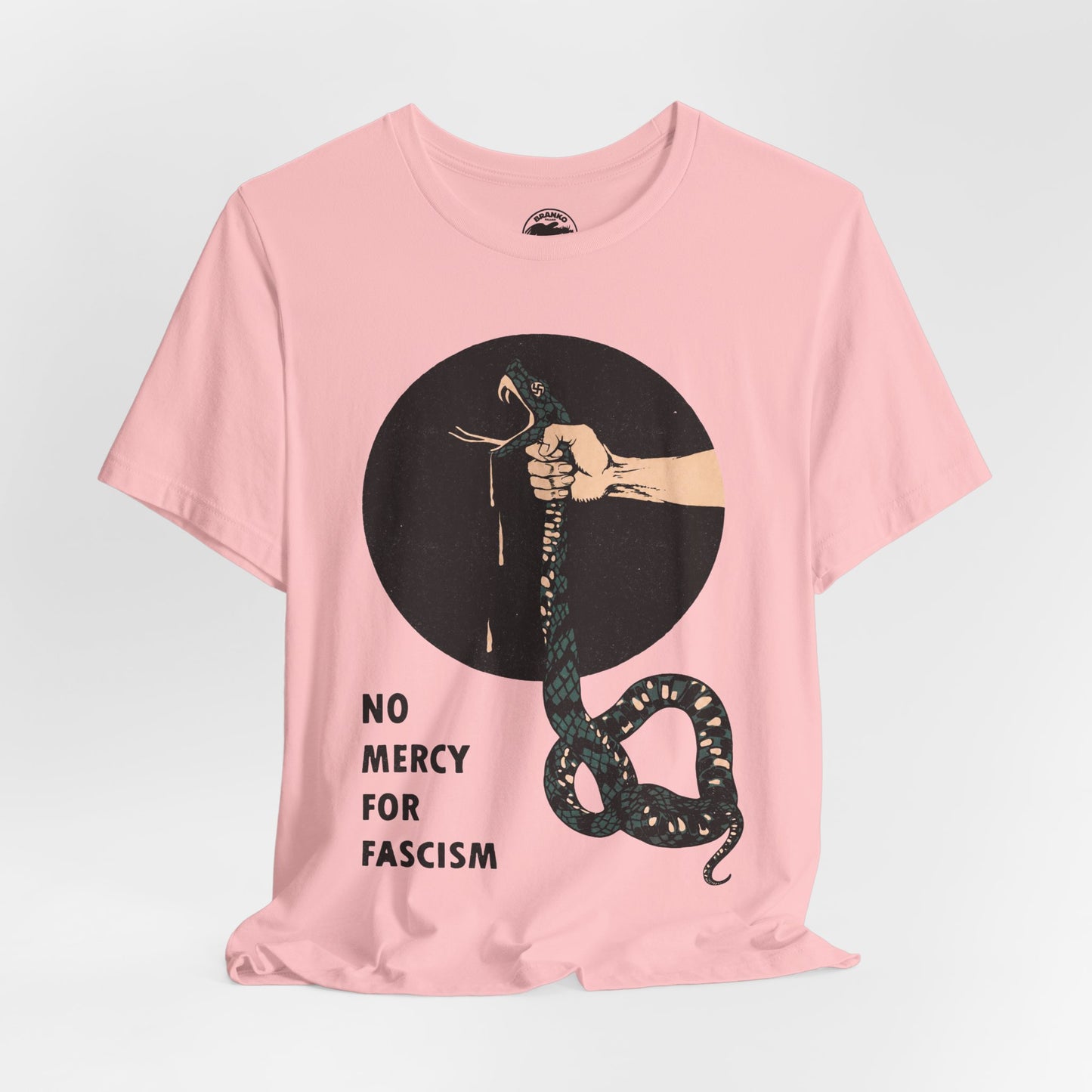 No Mercy For Fascism (Vintage Style Resistance Tee/Early 20th Century/Antifa)