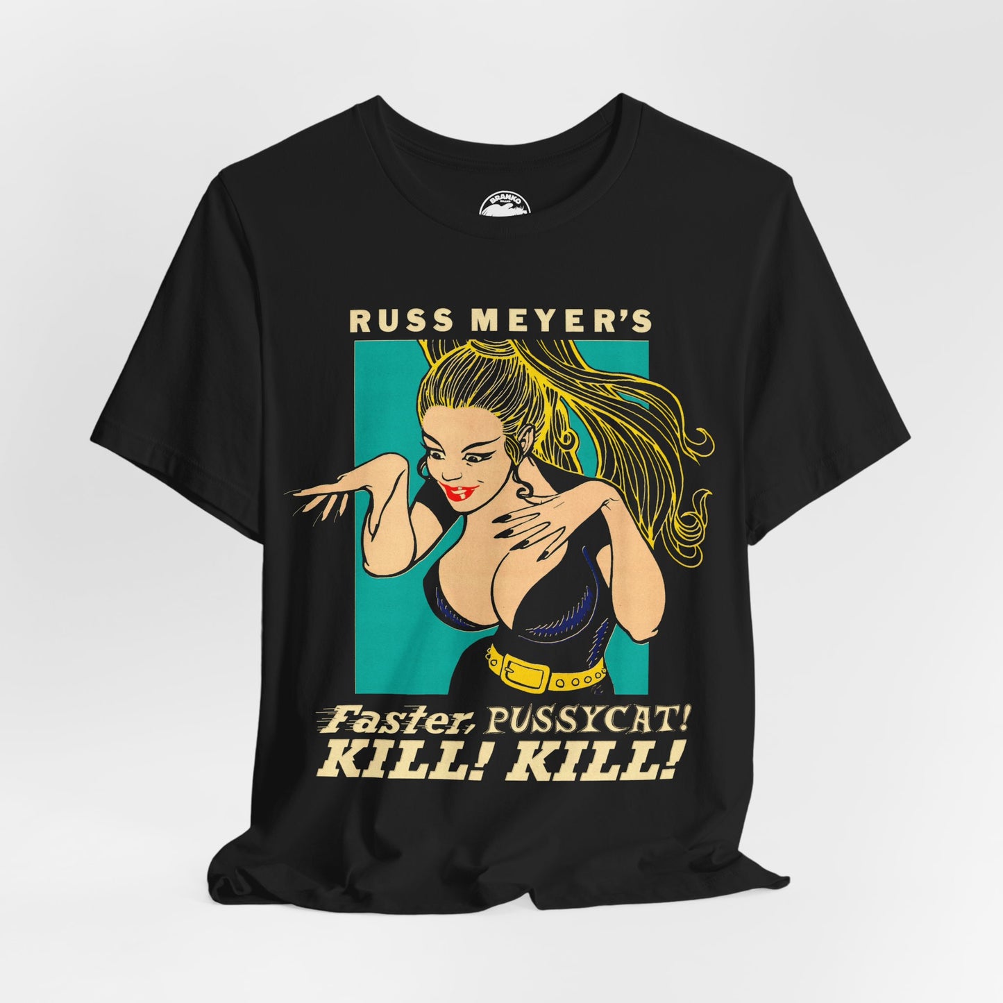 Faster, Pussycat! Kill! Kill! (80's Euro Re-Release Artwork with Vintage Print Effect)