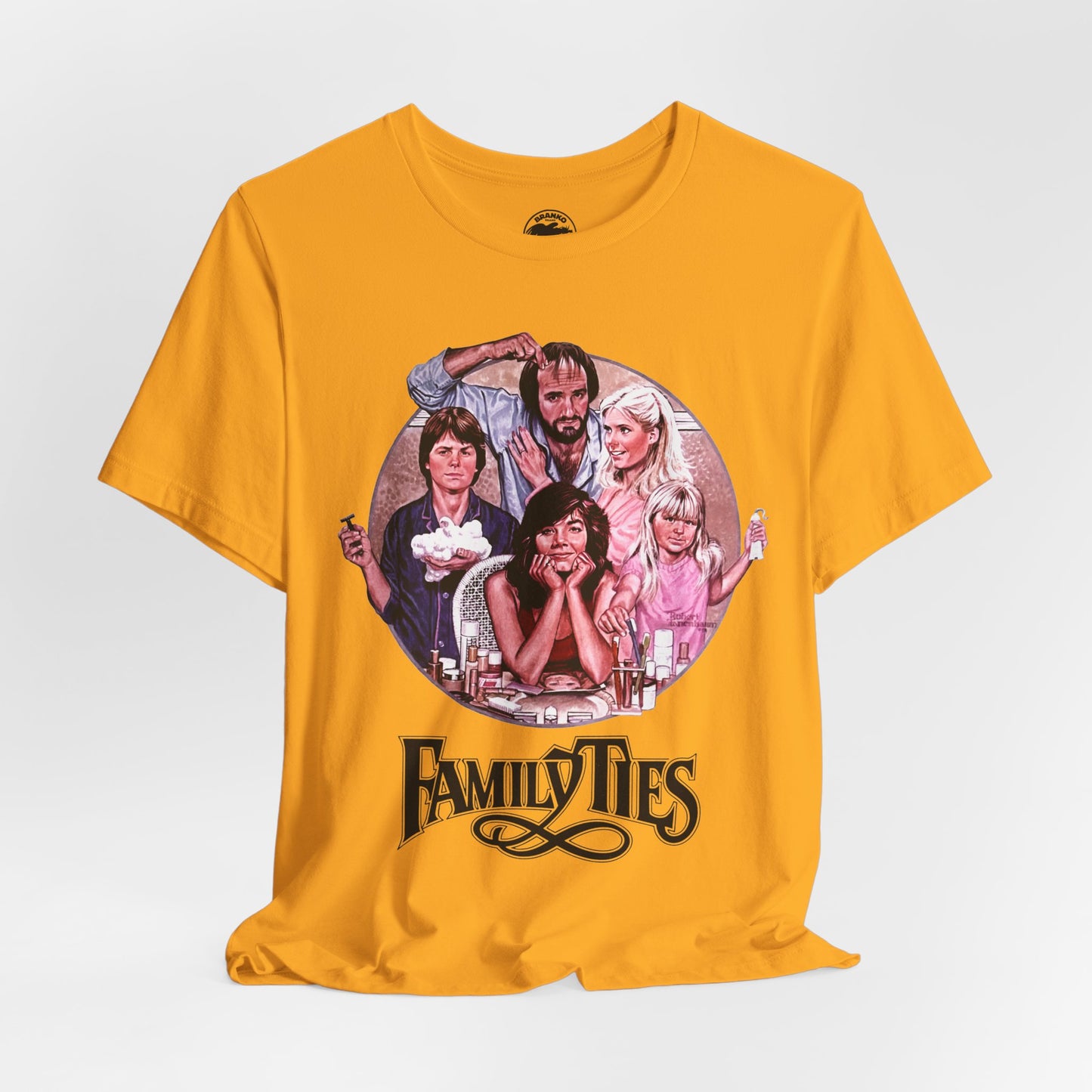 Family Ties (Replica Early 80's Promo Shirt/80's Tees)