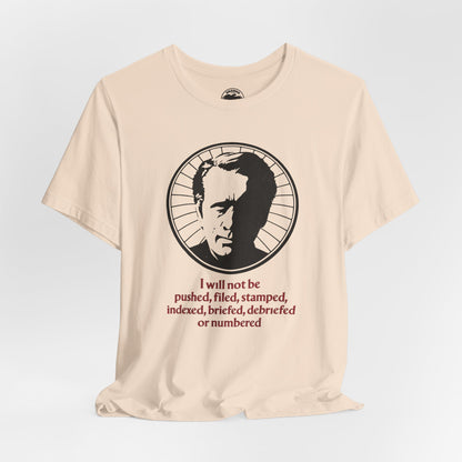 The Prisoner (Replica Promo Shirt/Patrick McGoohan)