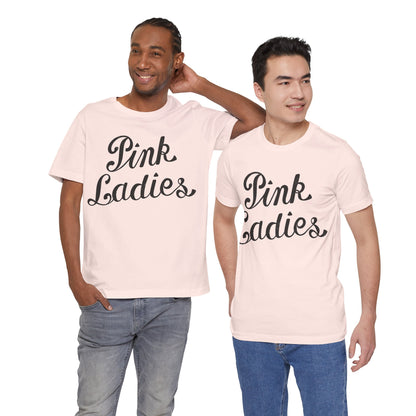 Pink Ladies (Grease Jacket Logo with Vintage Print Effect)
