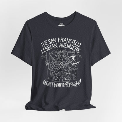 San Francisco Lesbian Avengers (Replica Protest Shirt/Mid-90's)