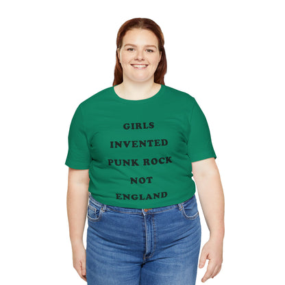 “Girls Invented Punk Rock, Not England”  (Replica Kim Gordon Sonic Youth Tee)
