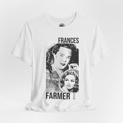 Frances Farmer Died for Our Sins (Graphic with Vintage Print Effect)