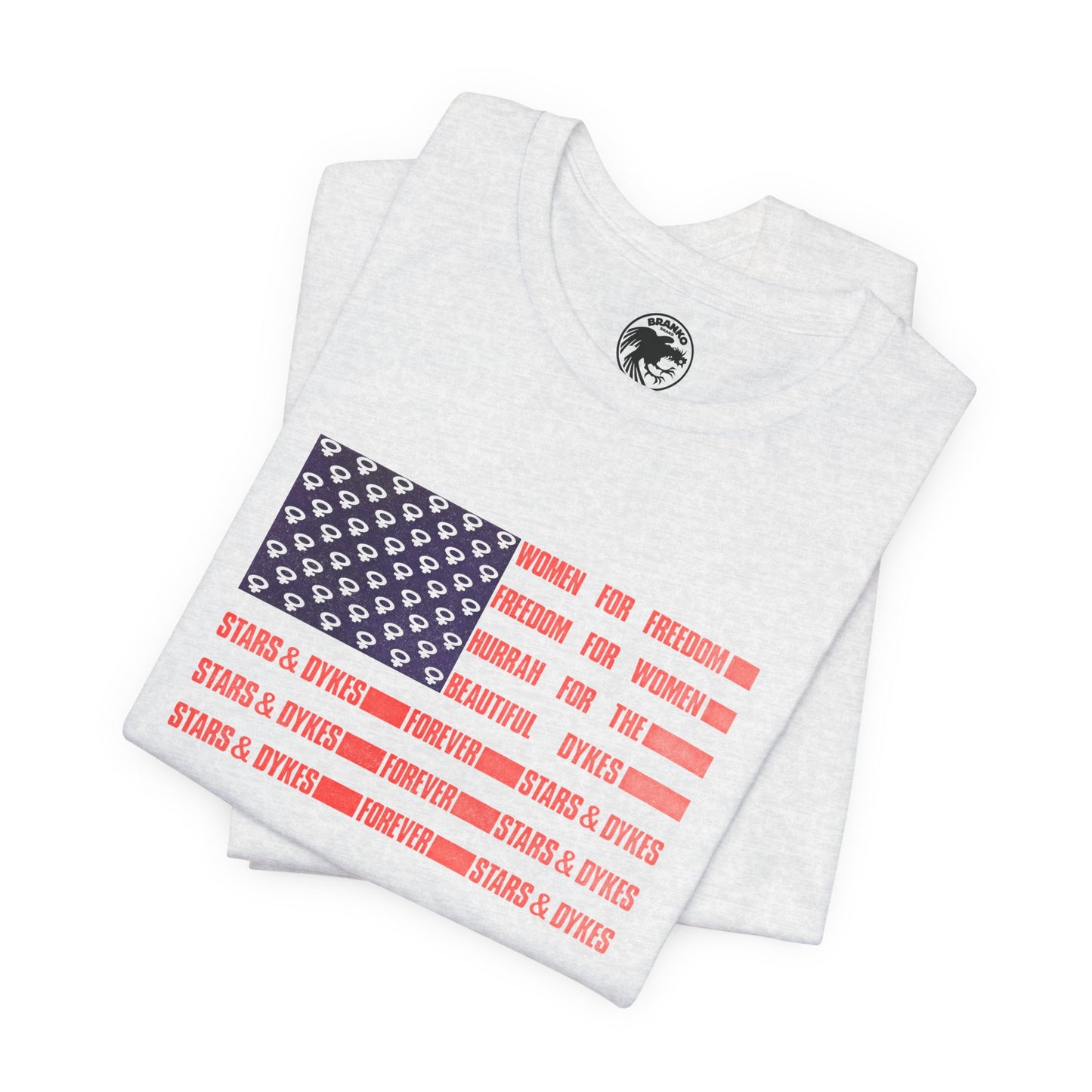 Stars & Dykes Forever (Replica Delia Davis Lesbian Protest Tee)