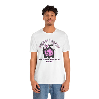 Pink Elephant Lounge (Miami Gay Bar/1973-2009/1976 Logo with Vintage Print Effect)