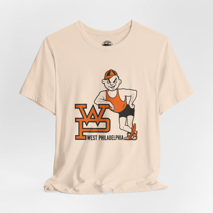West Philadelphia High School Speedboy (Vintage 50's Mascot/Vintage Philadelphia)