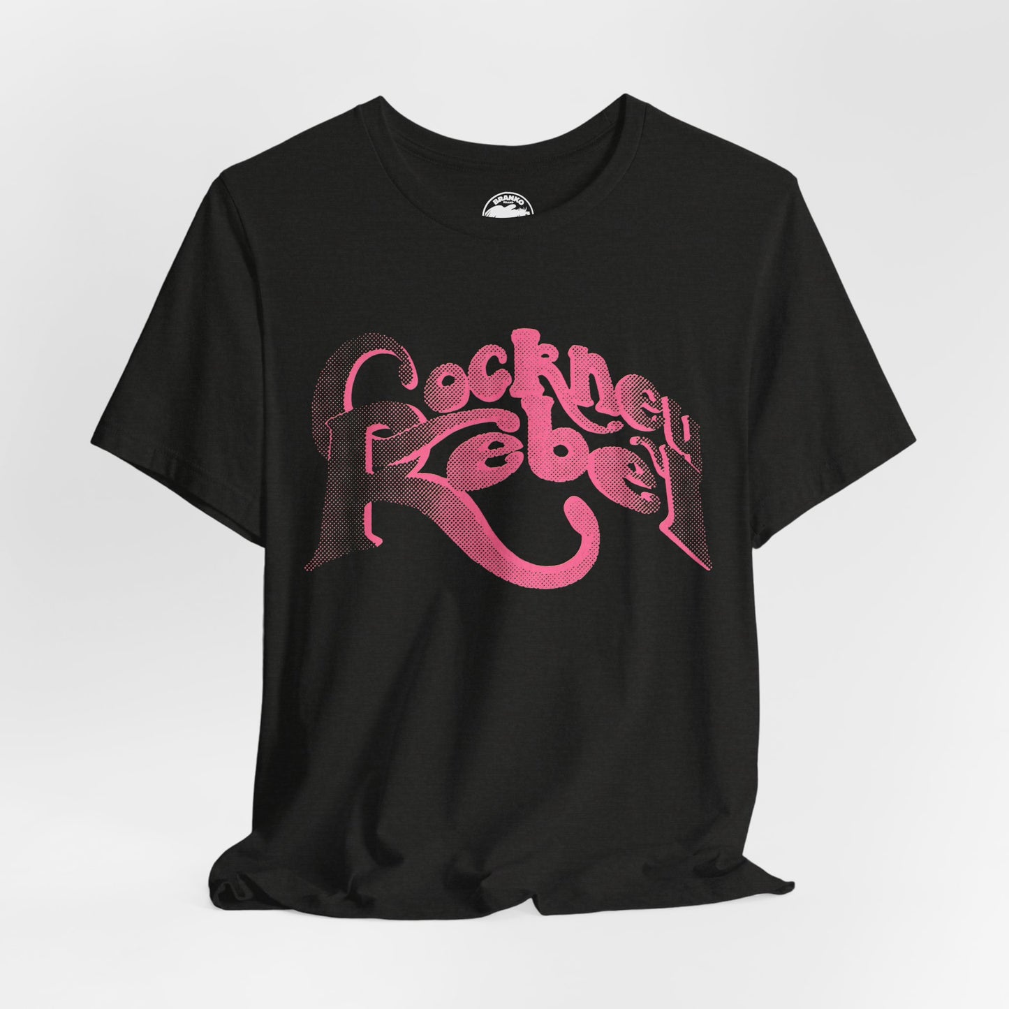 Cockney Rebel (Replica 70's Promo Shirt/Pink Graphic with Vintage Print Effect/Steve Harley & Cockney Rebel Shirt)