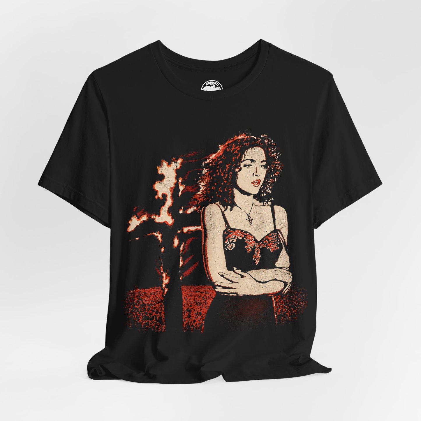 Madonna (Replica 1989 Like a Prayer Promo Tee/Graphic with Vintage Plastisol Effect)