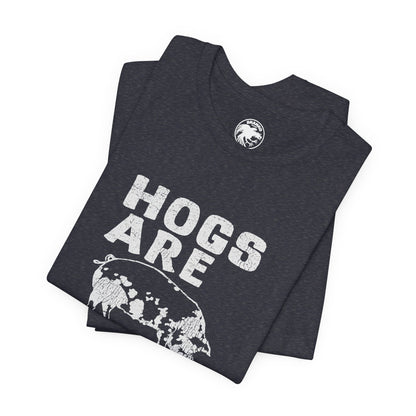 Hogs are Beautiful (Replica 70's Harley Davidson Rider Novelty Shirt)