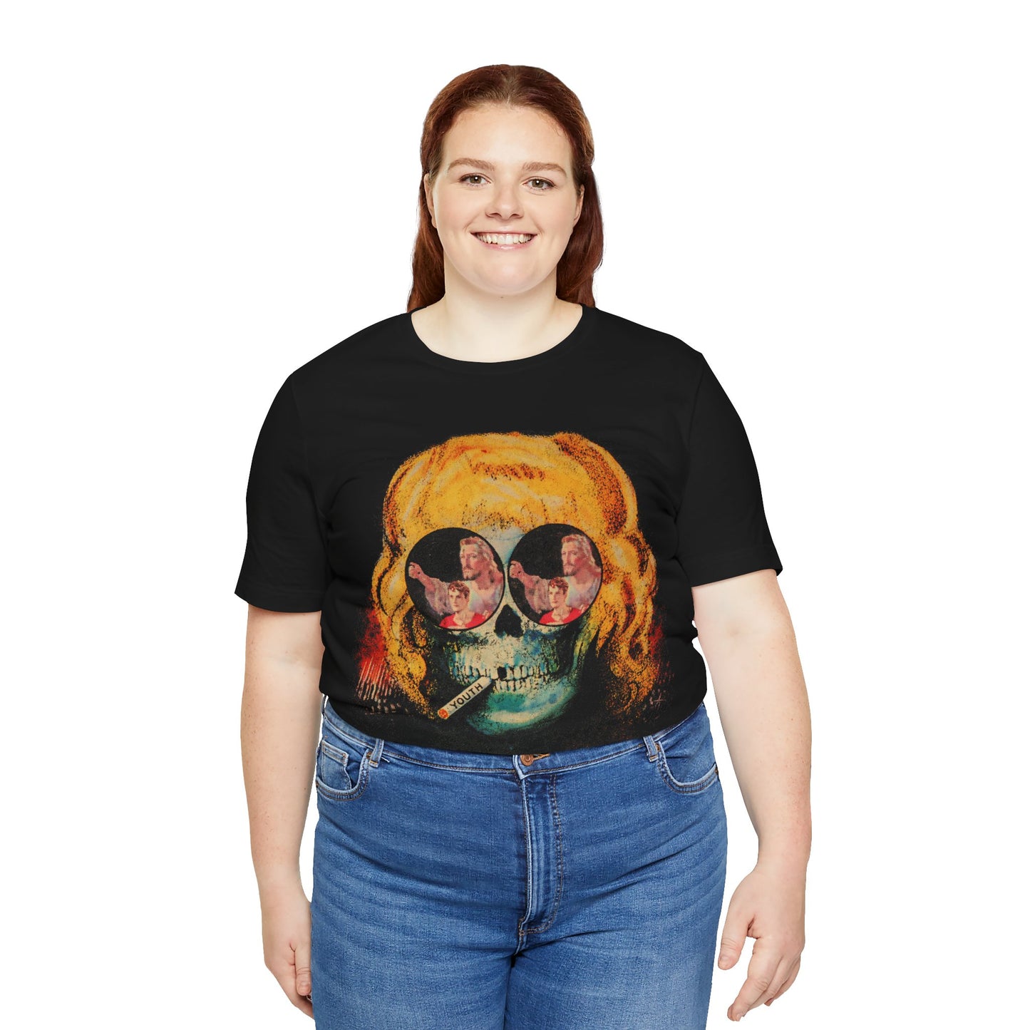 Scorpio Rising (Skull Smoking Youth Cigarette/Kenneth Anger Scorpio Rising Shirt)