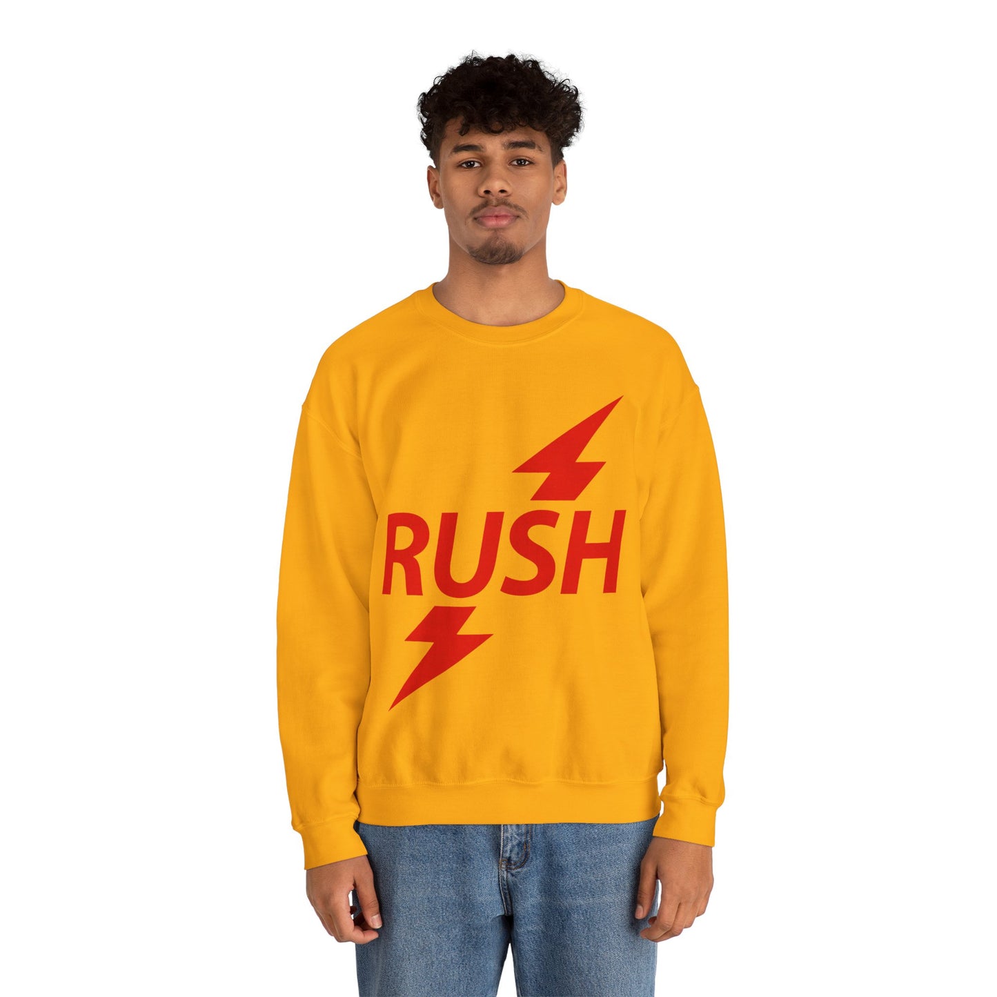 Rush Poppers Sweatshirt (Logo with Vintage Print Effect)