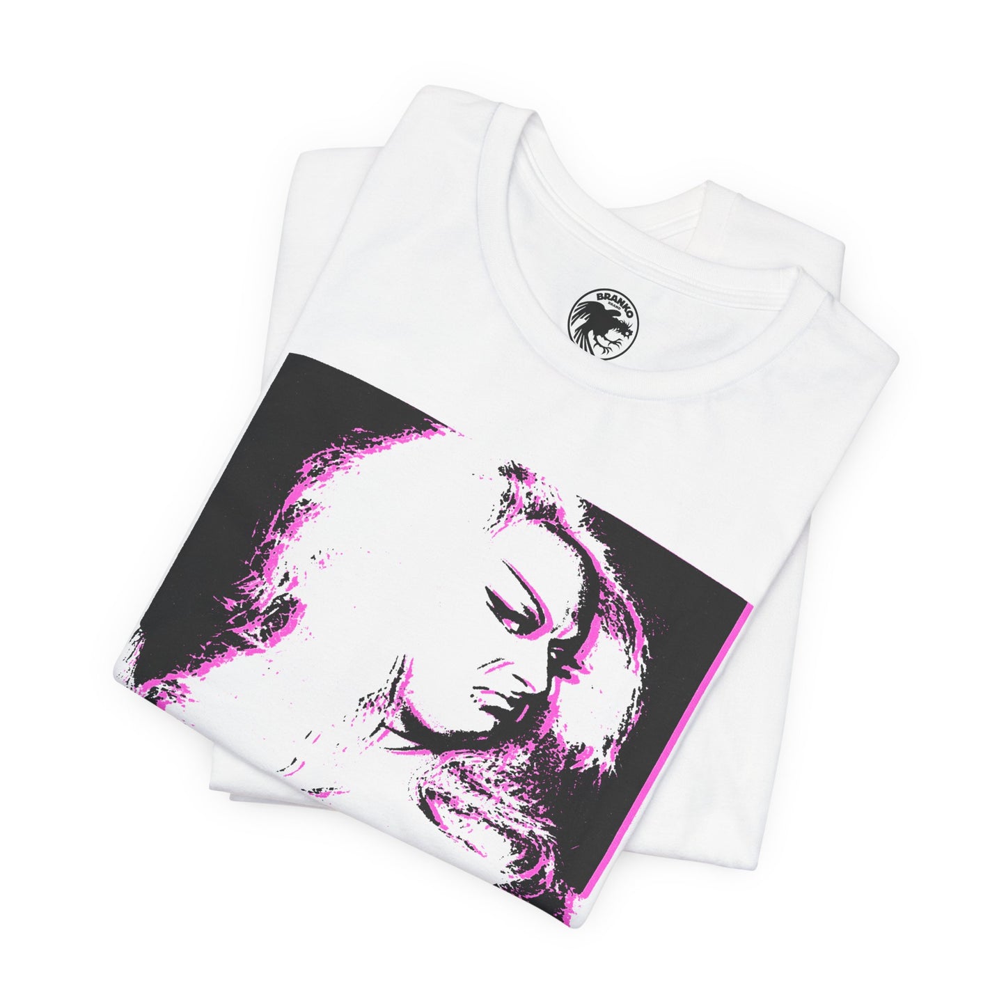 Divine (Replica 80's Promo tee with Vintage Pink Punk Trash Effect)