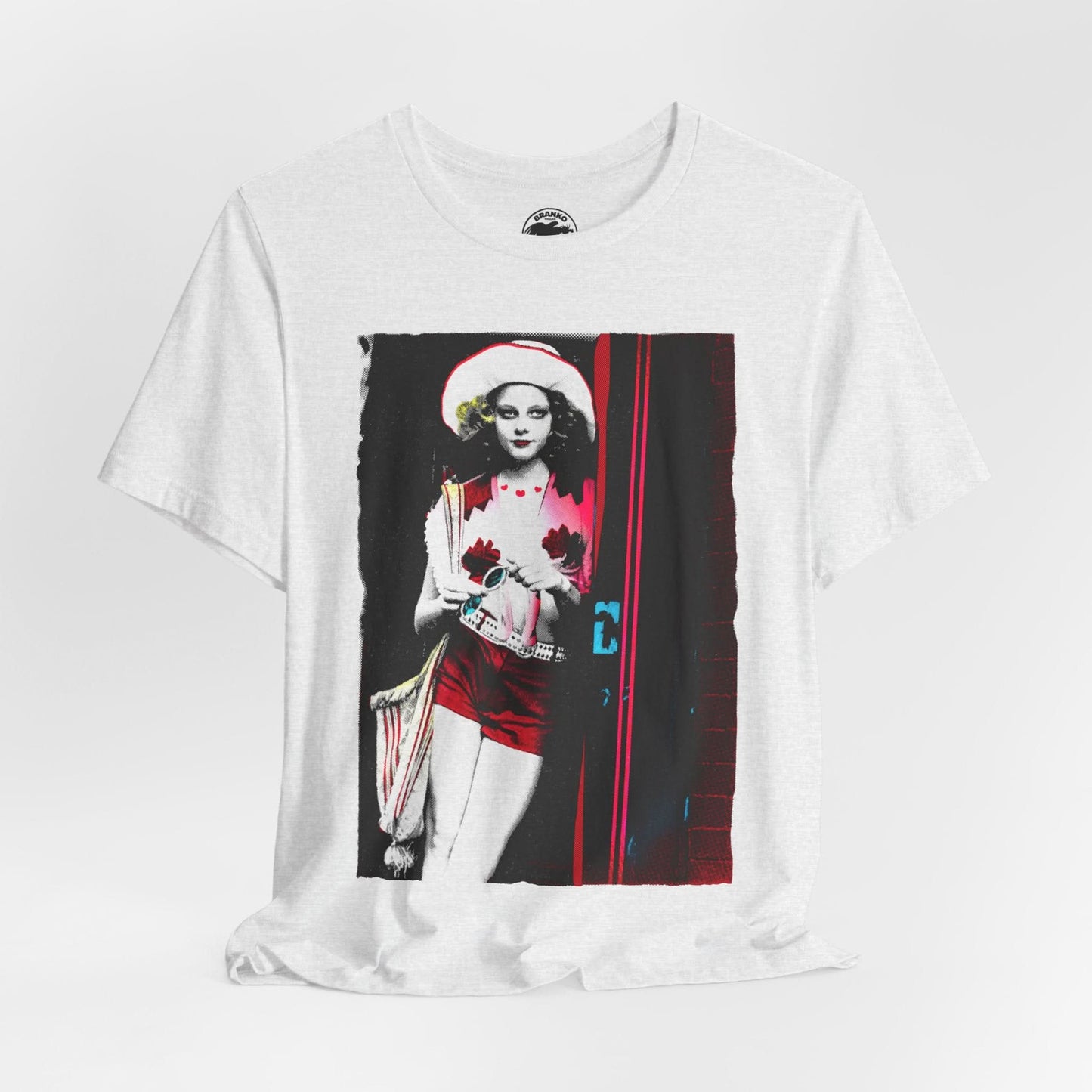 Iris (Still with Vintage Print Effect/Taxi Driver Shirt/Jodie Foster in Taxi Driver/Jodie Foster Shirt)