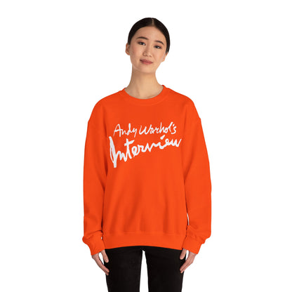 Interview Magazine Logo Sweatshirt (Replica Promo Sweatshirt/Andy Warhol's Interview Magazine)