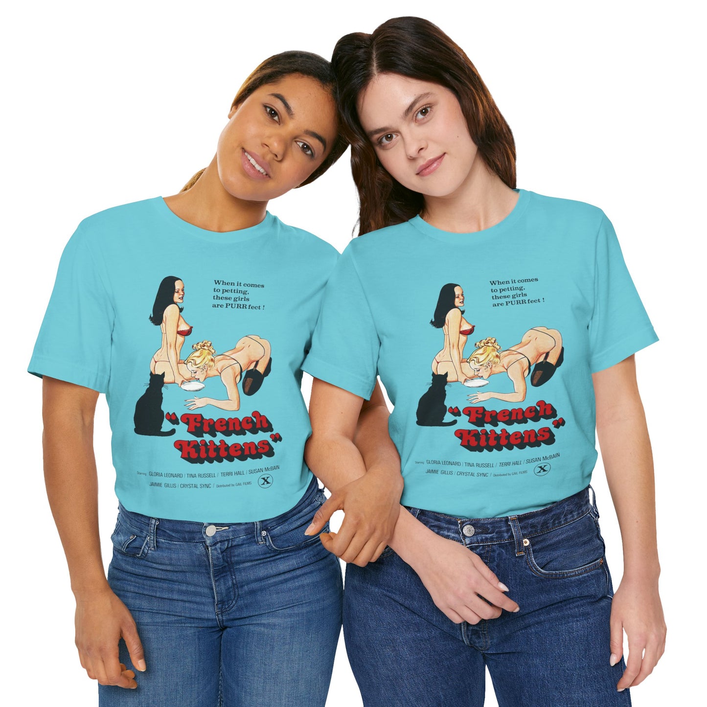 French Kittens (1977 Adult Film/Vintage Porn Shirt)