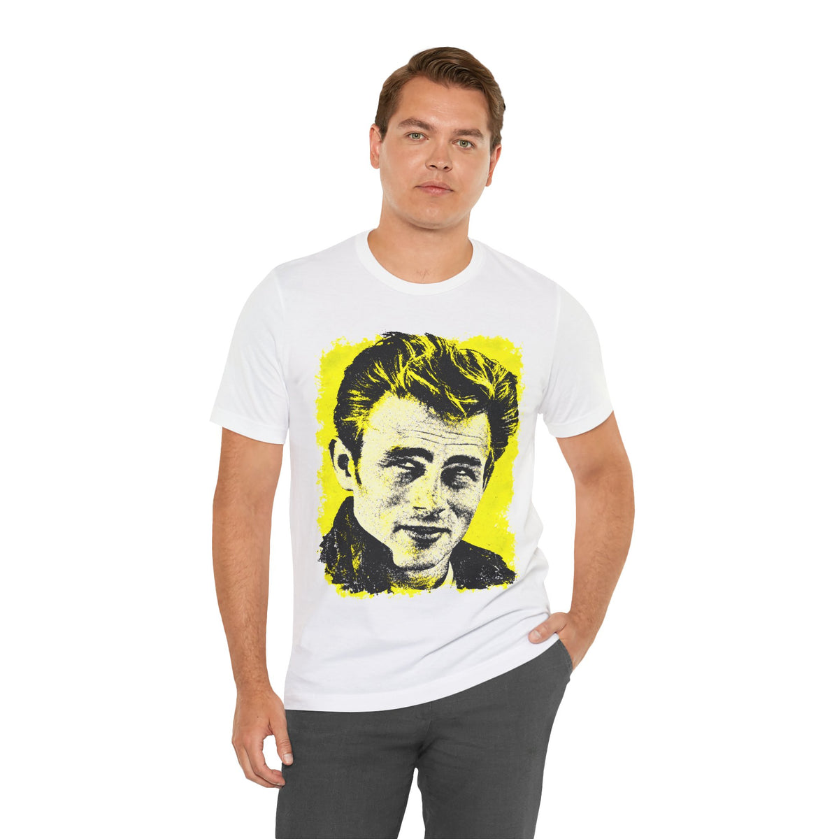 James Dean (Potrait with Vintage Punk Graphic)