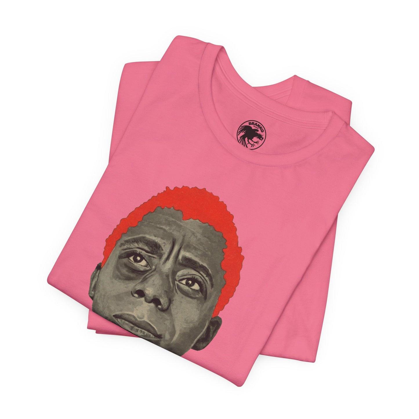 James Baldwin (Stylized Portrait with Vintage Print Effect)