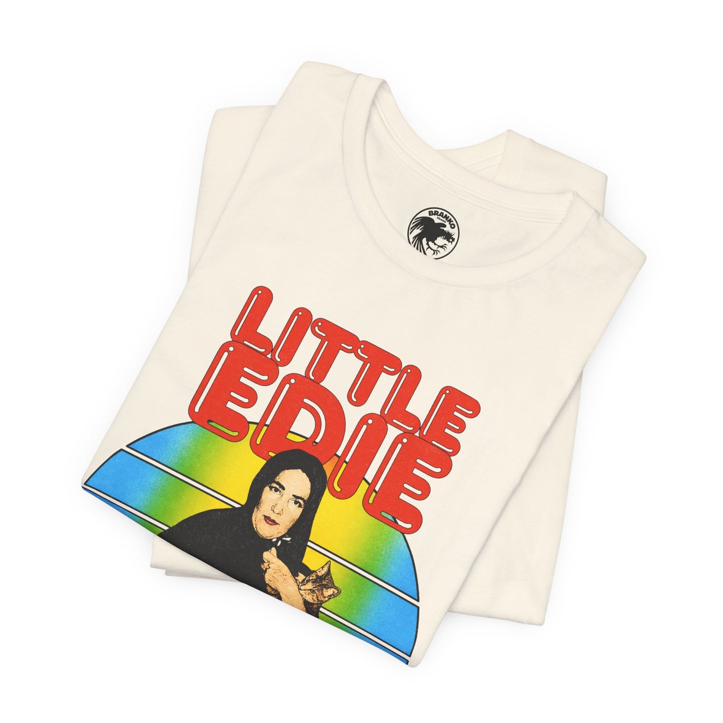 Little Edie (70's Iron On Style Graphic with Vintage Print Effect/Grey Gardens Shirt/Edith Bouvier Beale)