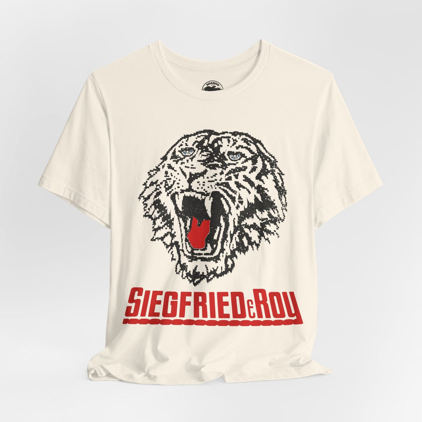 Siegfried & Roy  (Merch Label Tiger with Vintage Print Effect)