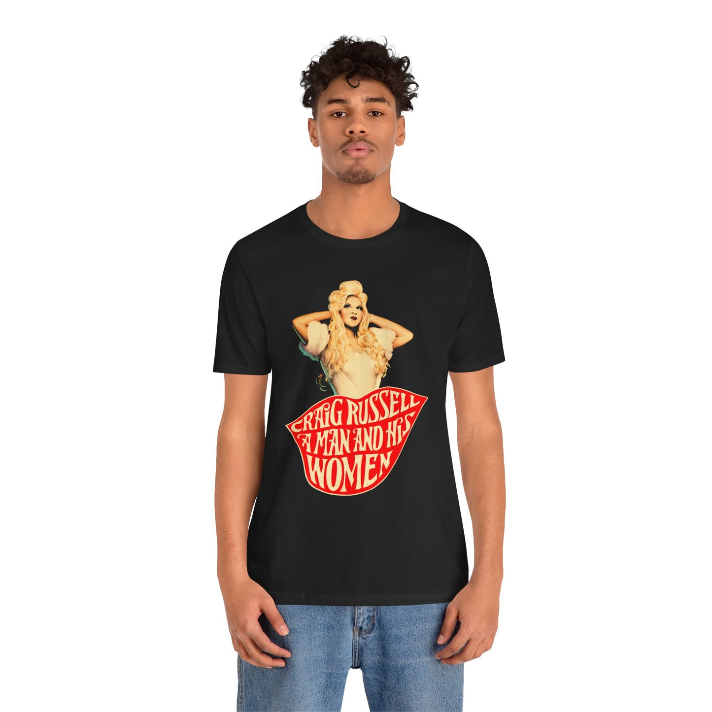 Craig Russell (Replica A Man and His Women Souvenir Shirt/Vintage Drag Queen)