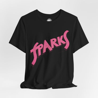 Sparks (Oversized Logo with Vintage Print Effect)
