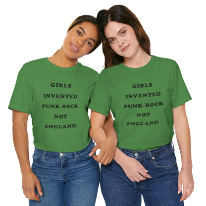 “Girls Invented Punk Rock, Not England”  (Replica Kim Gordon Sonic Youth Tee)