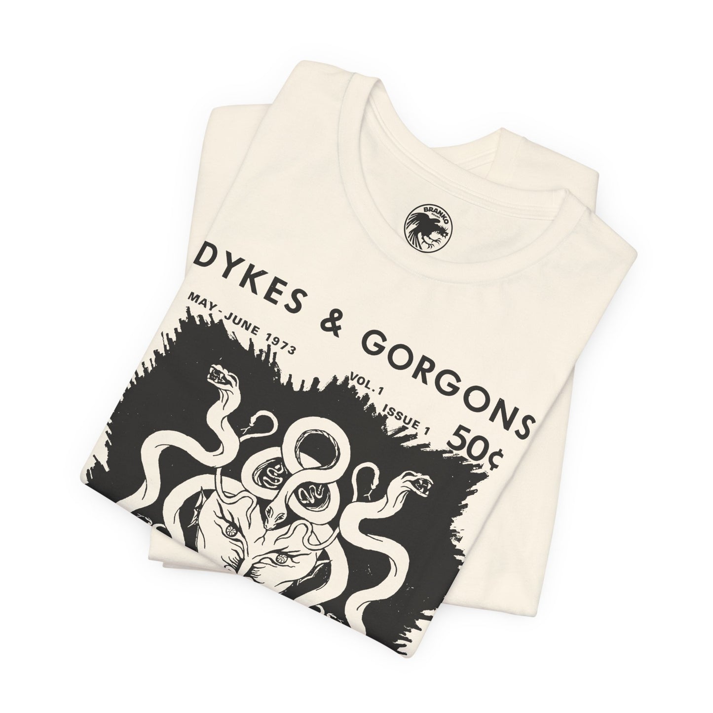 Dykes & Gorgons (1973 Lesbian Zine Cover Art)