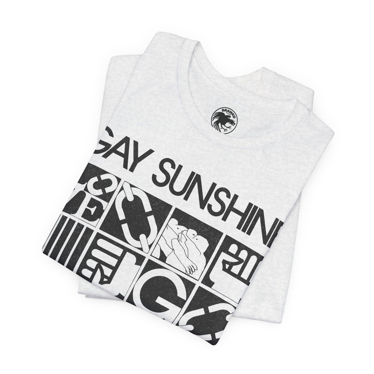 Gay Sunshine (Oversized Graphic with Vintage Print Effect/Gay Liberation Newspaper)