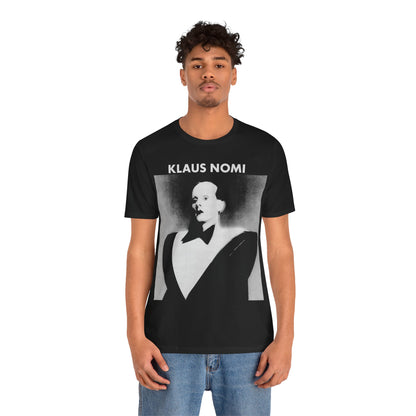 Klaus Nomi (Self Titled Debut Album Cover Art with Vintage Print Effect/Klaus Nomi Shirt)