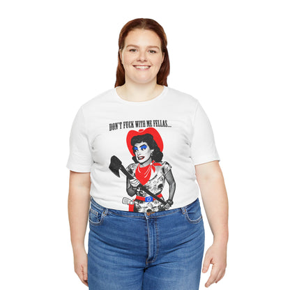 Joan Crawford (Replica 90's Don't Fuck With Me Fellas Tee)