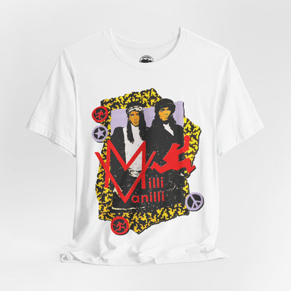 Milli Vanilli (Replica Promo T-Shirt/1988/Rob and Fab/Girl You Know It's True)