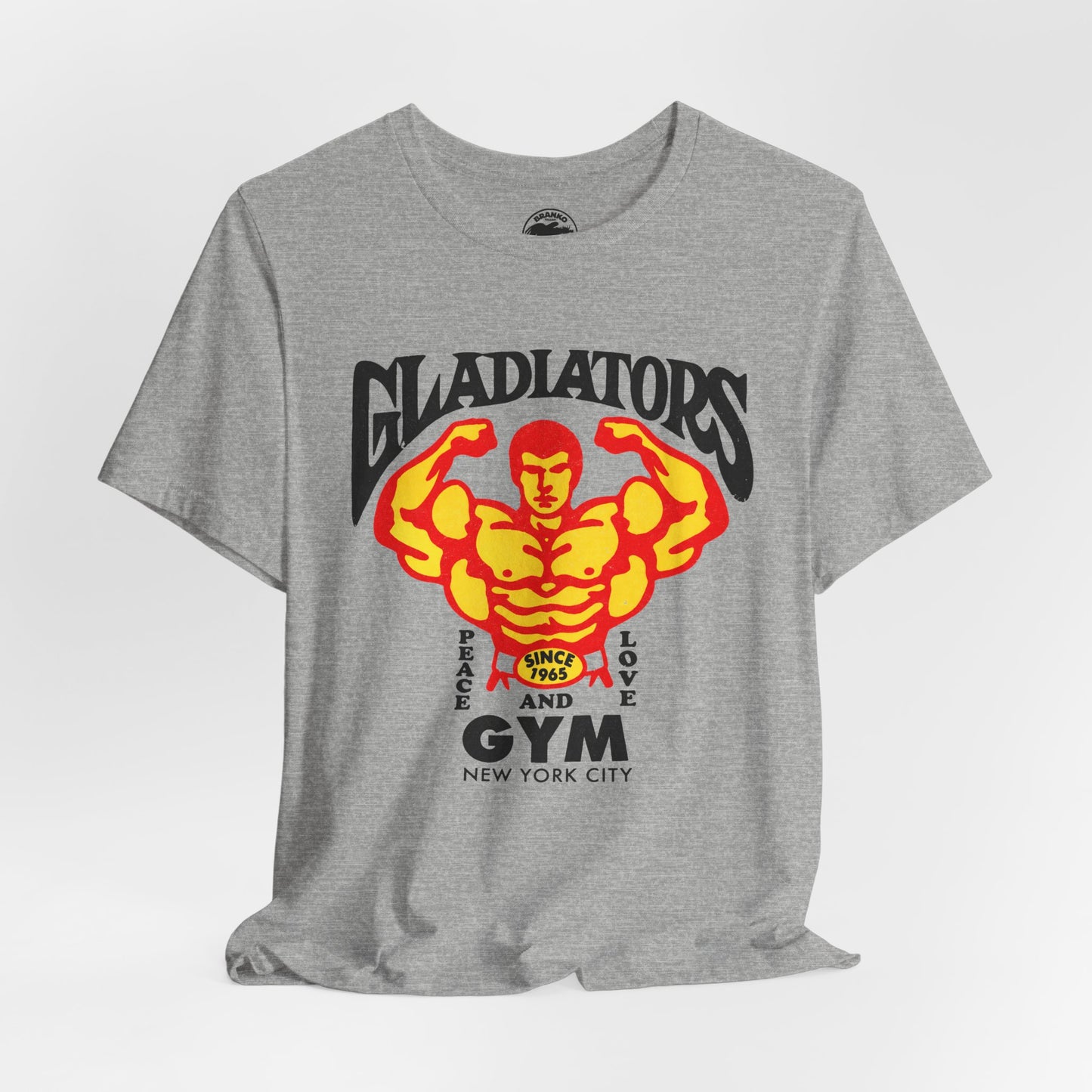 Gladiators Gym (Replica Promo Tee/New York City Gym/Lower East Side Icon and Landmark)
