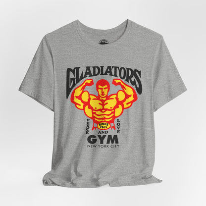 Gladiators Gym (Replica Promo Tee/New York City Gym/Lower East Side Icon and Landmark)