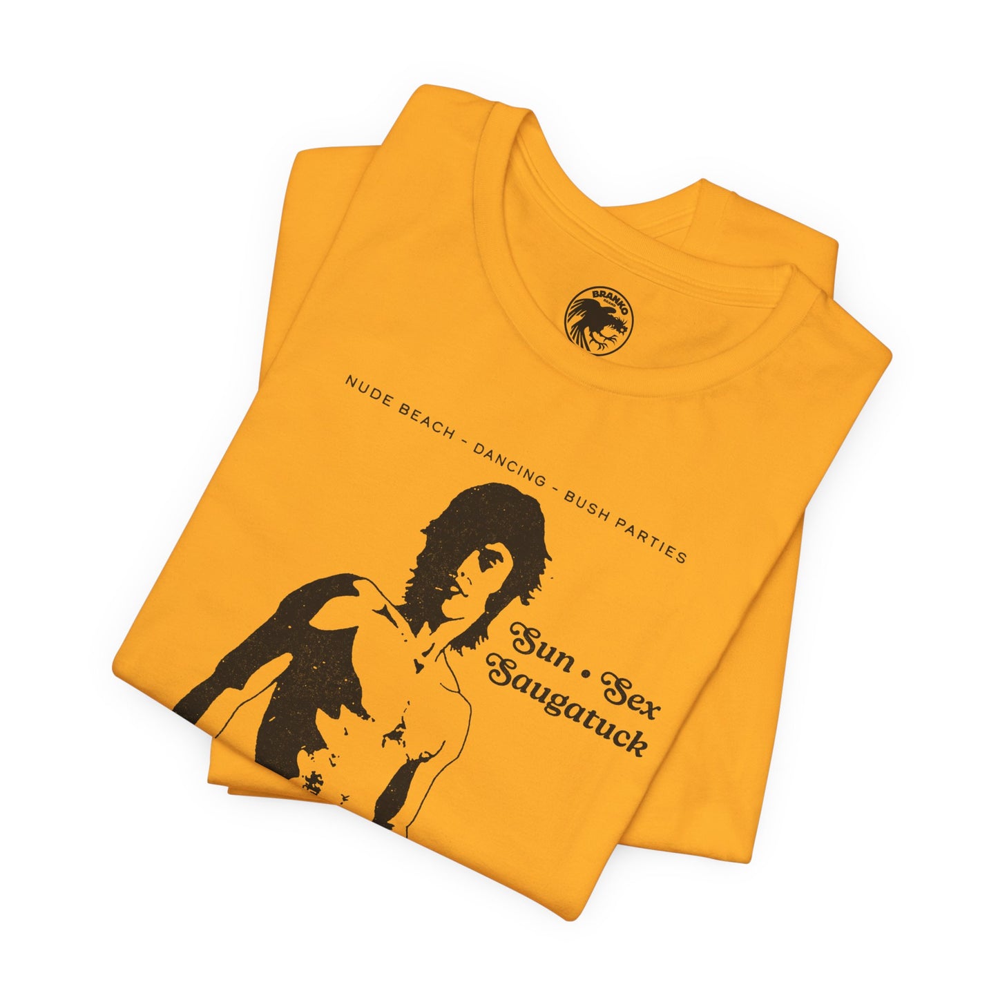 Saugatuck Lodges (Replica Souvenir T-Shirt/Michigan Gay Resort/60's to 80's)