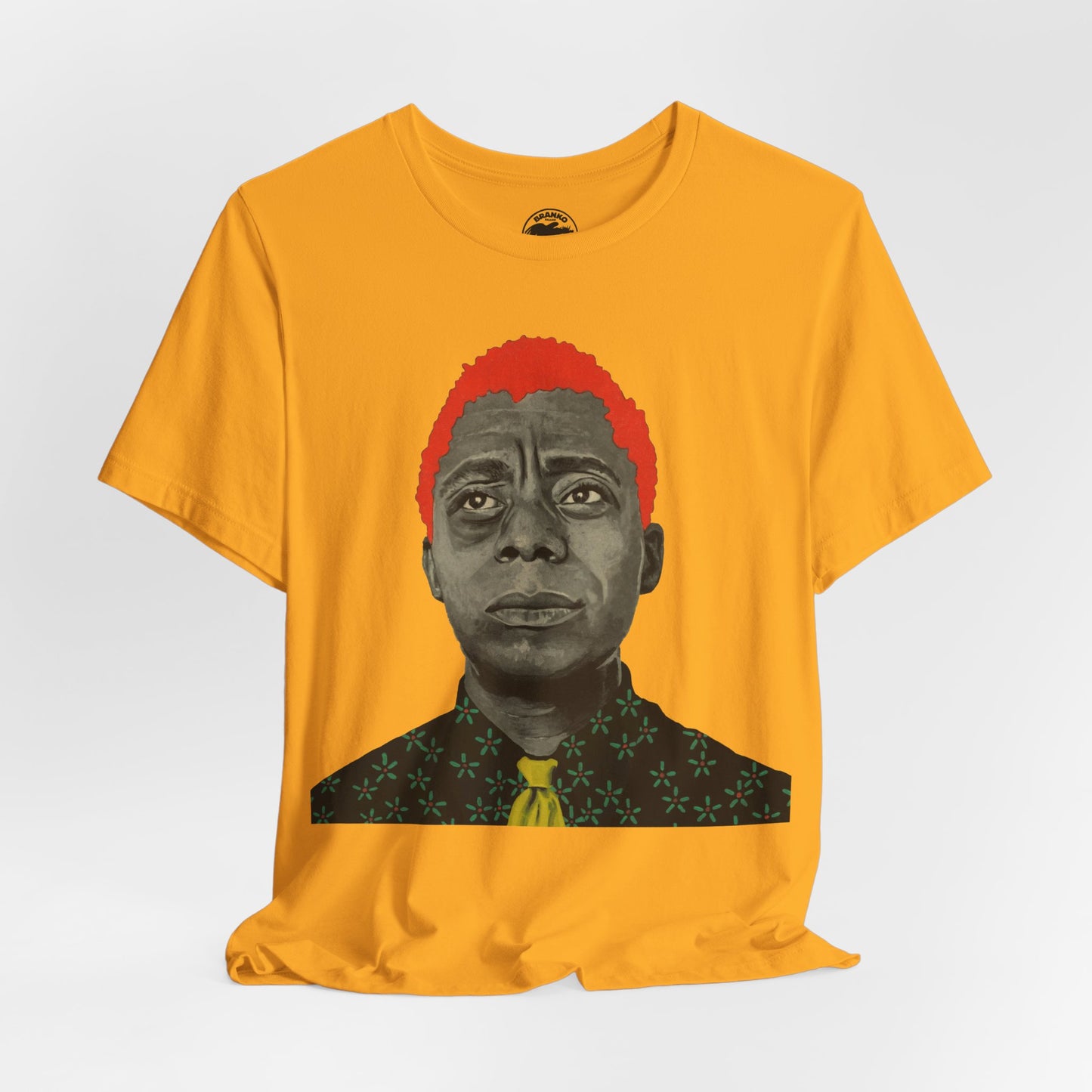 James Baldwin (Stylized Portrait with Vintage Print Effect)