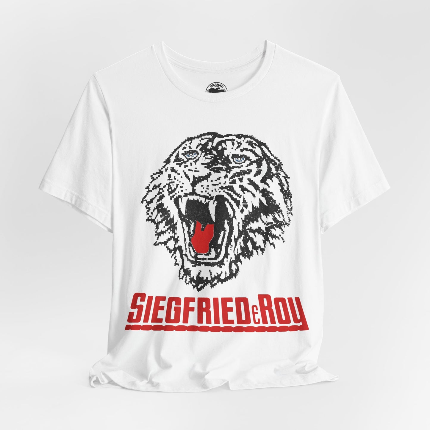 Siegfried & Roy  (Merch Label Tiger with Vintage Print Effect)