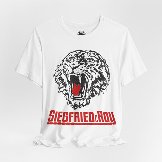 Siegfried & Roy  (Merch Label Tiger with Vintage Print Effect)