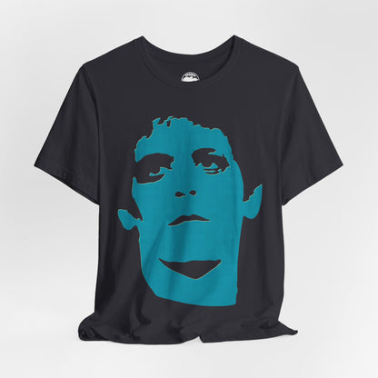 Lou Reed (The Blue Mask Artwork with Vintage Print Effect)