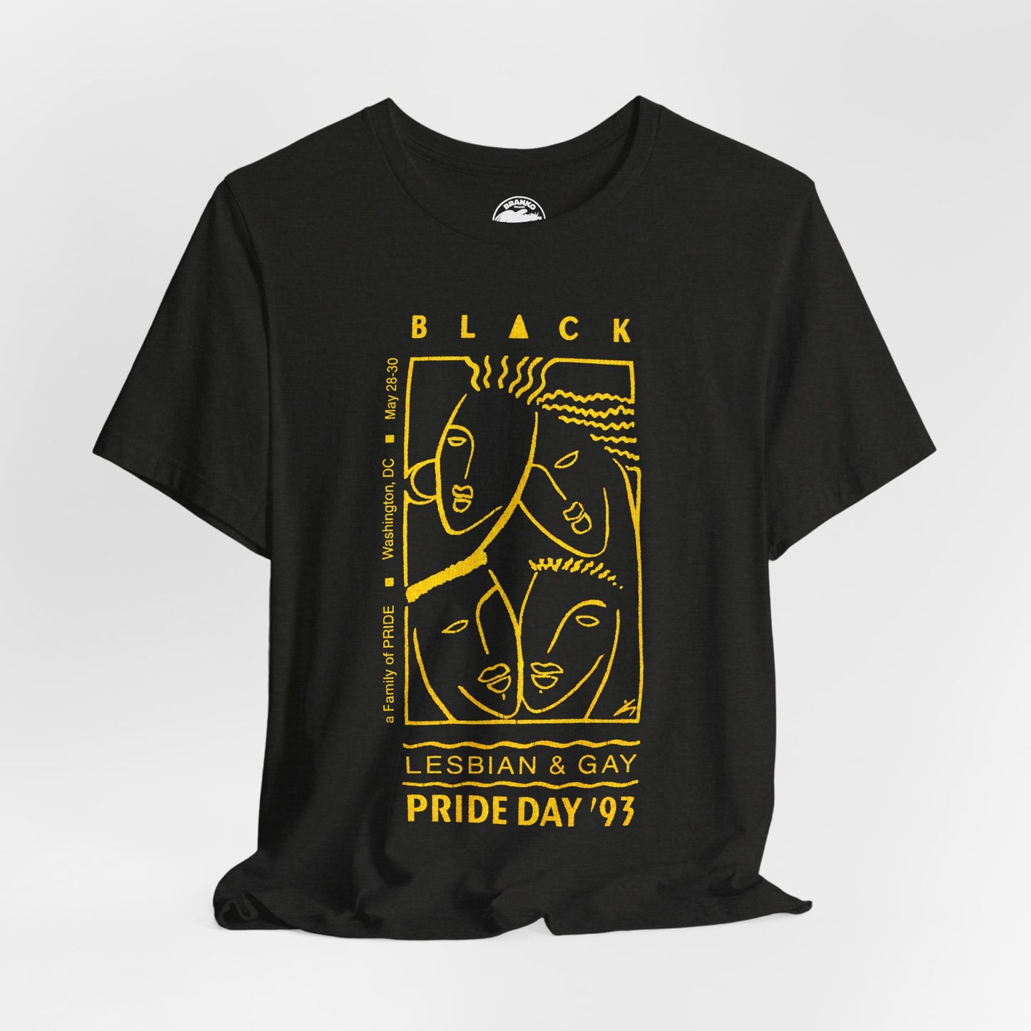 1993 Black Lesbian & Gay Pride Day (Replica D.C. Pride Shirt/Black Pride)