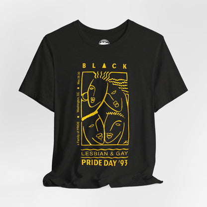 1993 Black Lesbian & Gay Pride Day (Replica D.C. Pride Shirt/Black Pride)
