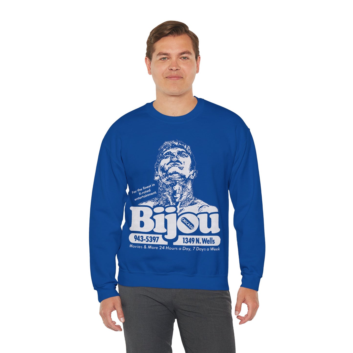 Bijou Theater Chicago Sweatshirt (Chicago Gay Porno Theater/1970-2015)