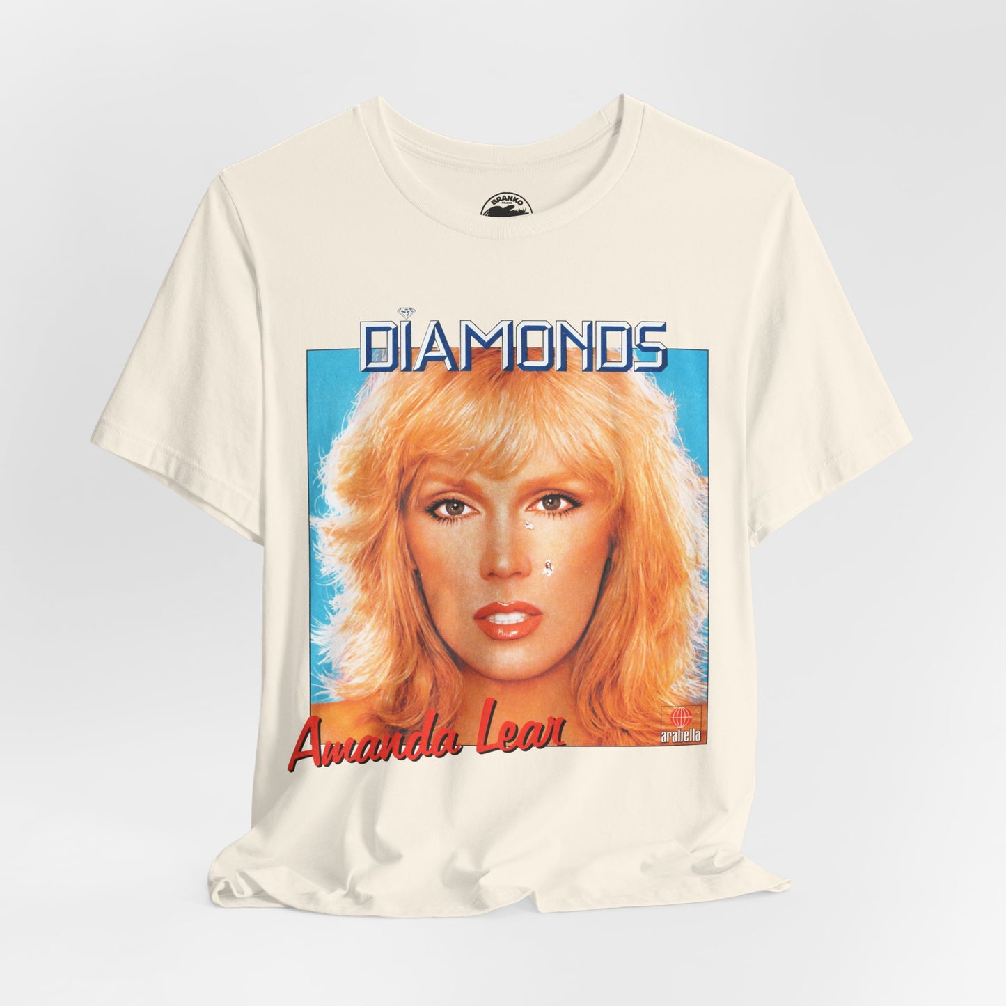 Amanda Lear (Diamonds Album Art with Vintage Print Effect)