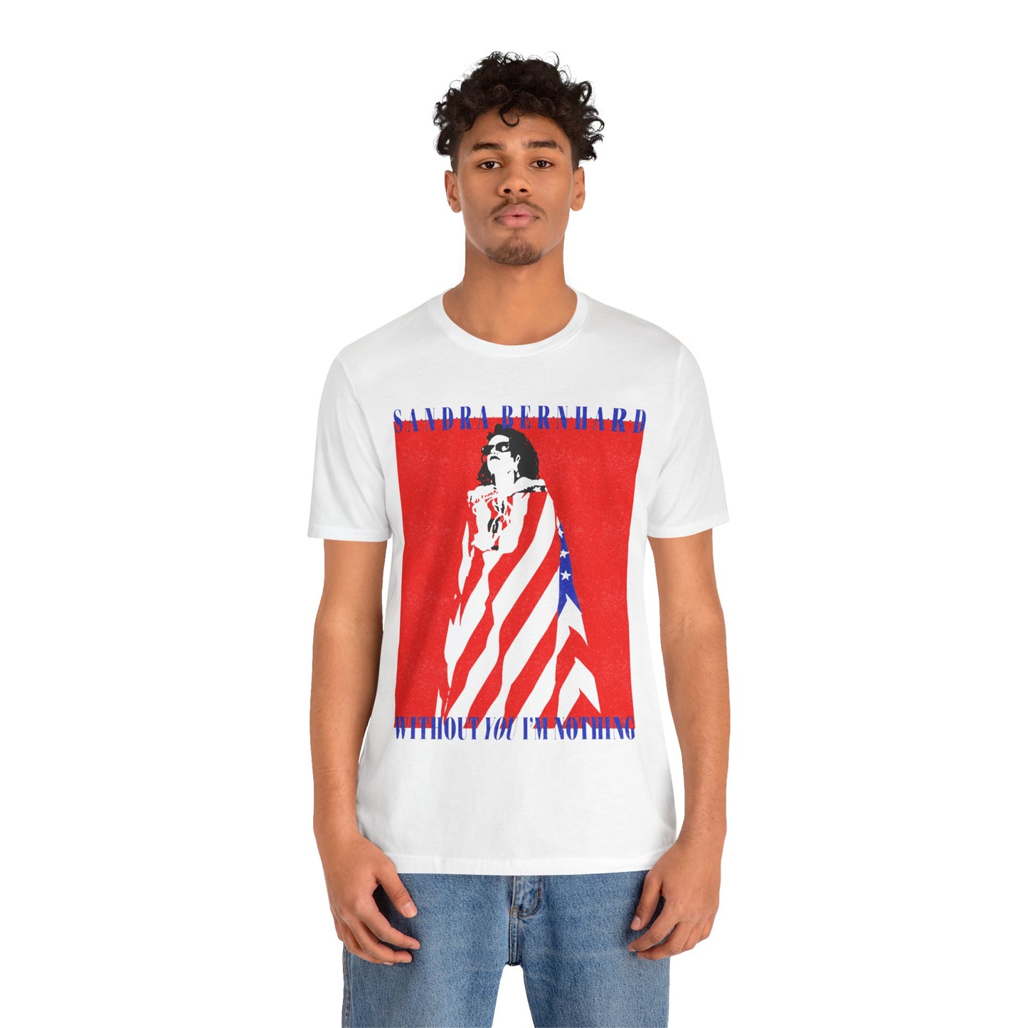 Sandra Bernhard (Replica Without You I’m Nothing Promo Tee/Vintage 90's Print Effect)