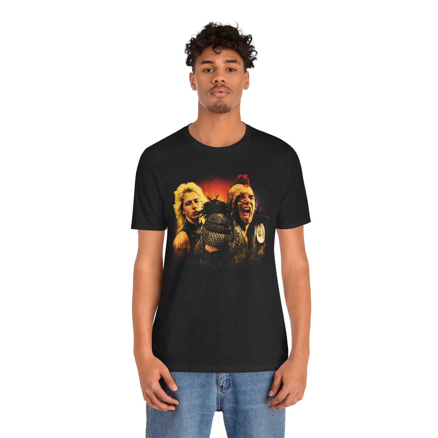 Wez & the Golden Youth (Graphic with Vintage Print Effect/Road Warrior/Mad Max 2)