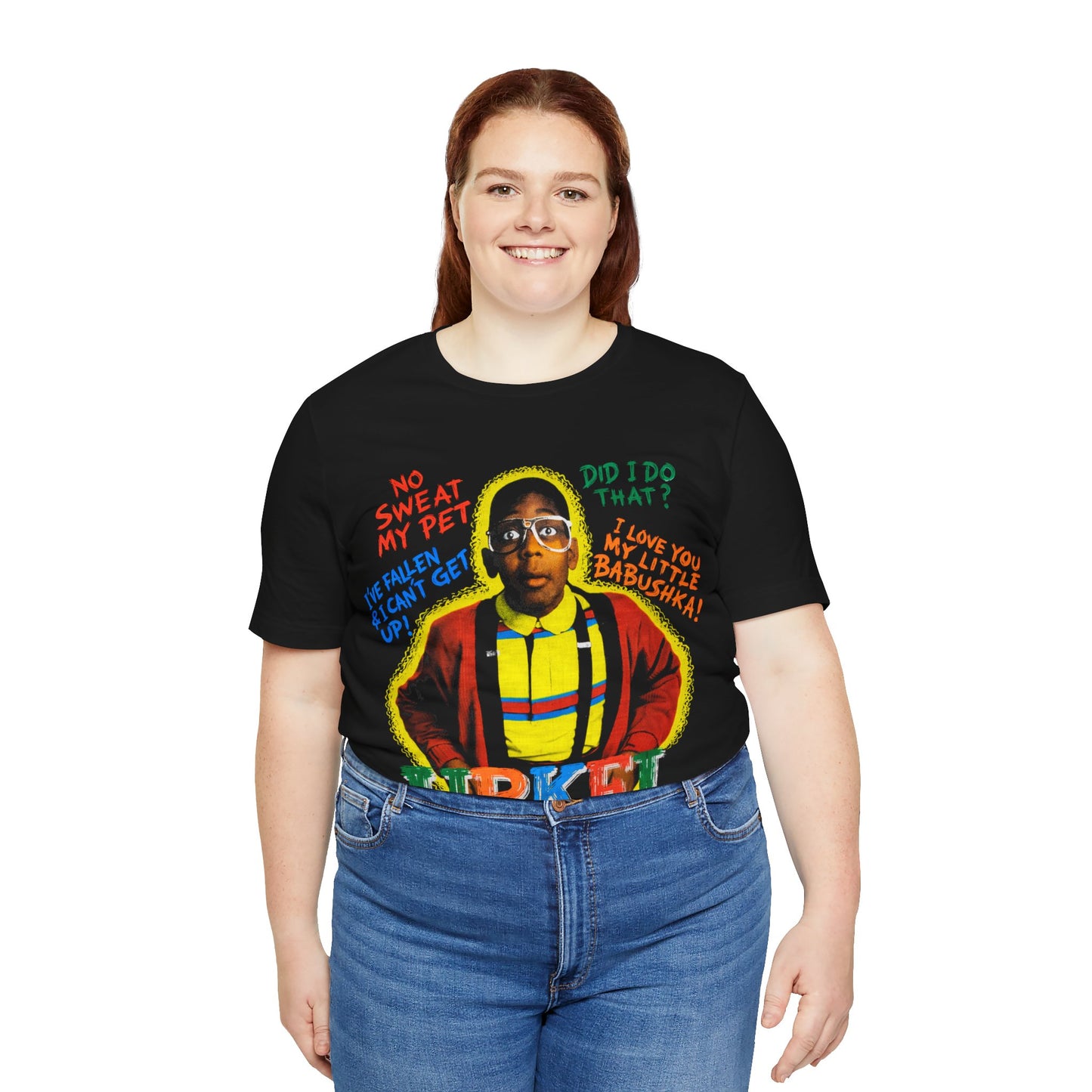 Urkel (Replica 90's Tee/Oversized Graphic/Steve Urkel Family Matters)