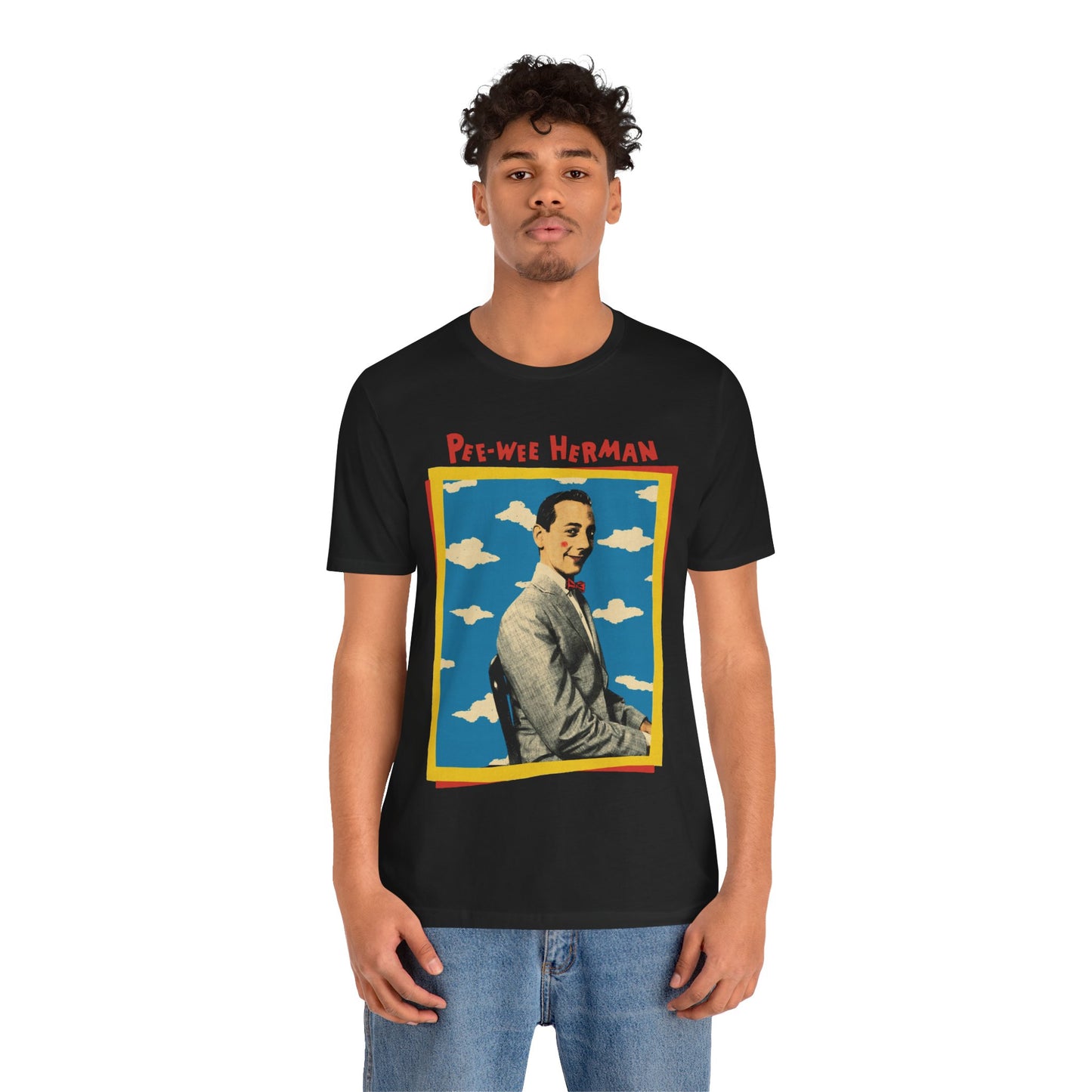 Pee-wee Herman (Replica 80's Promo Shirt with Vintage Print Effect)
