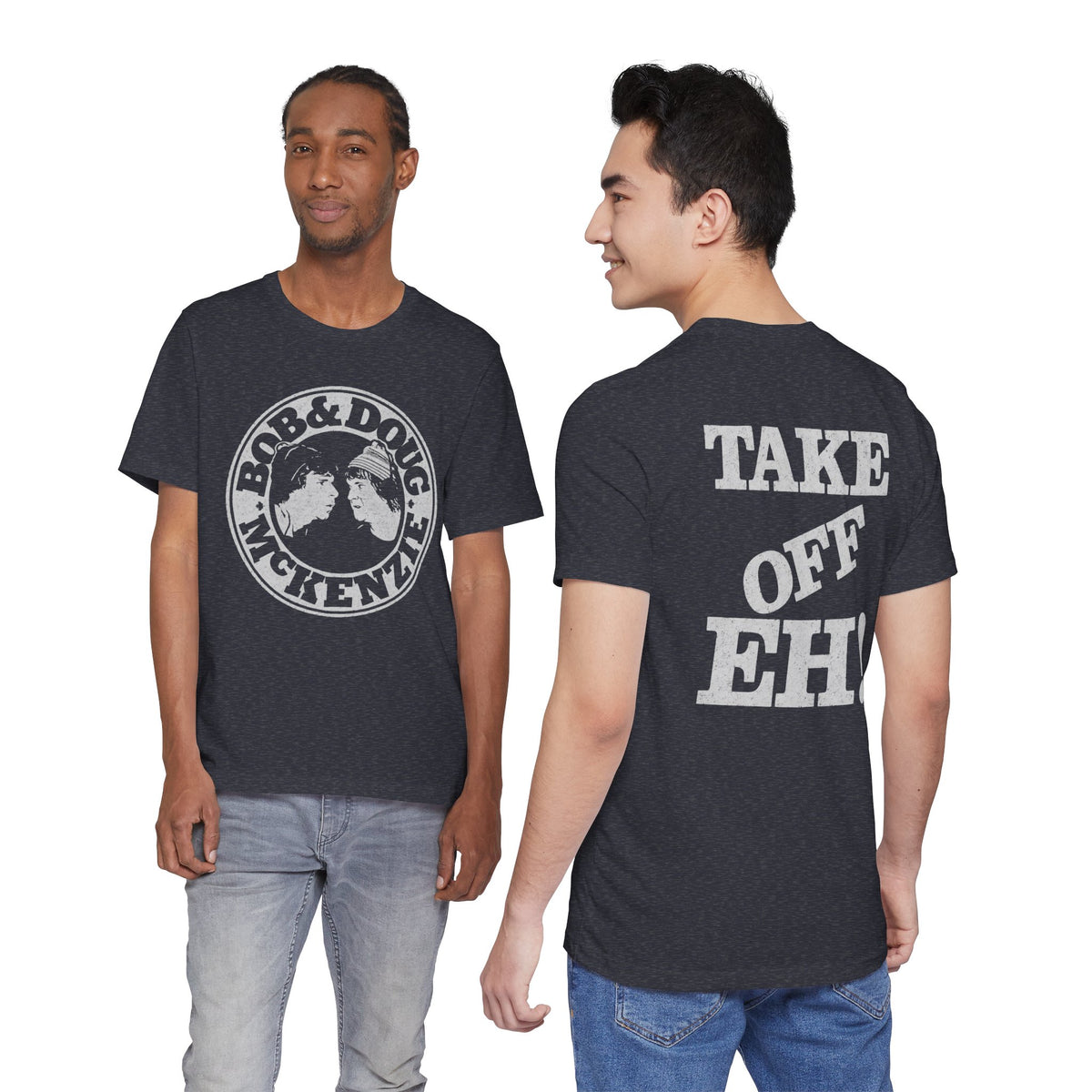 Bob & Doug McKenzie (“Take Off, Eh!” Replica Promo Tee/SCTV McKenzie Brothers Shirt)