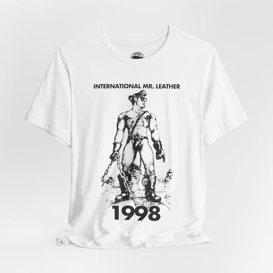 1998 International Mr. Leather (Replica Promo Shirt/Gay Leatherman Contest/Vintage Gay Leather)